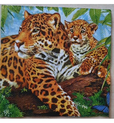Serviette Leopard