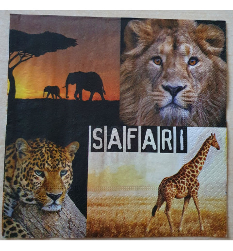 Serviette Safari