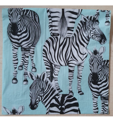 Serviette Zebras