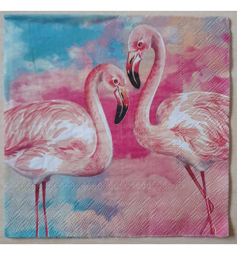 Serviette Flamingos