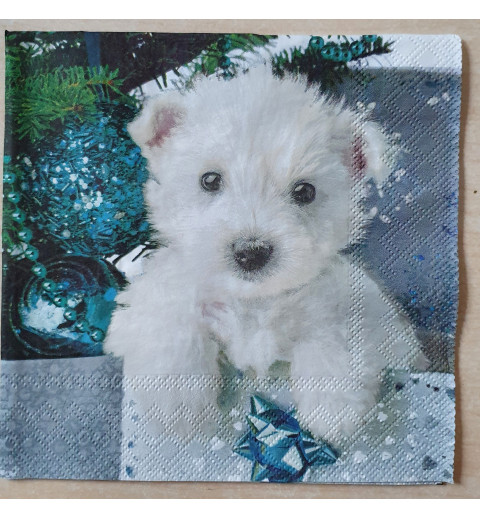 Serviette Hund