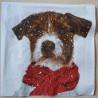 Serviette Hund