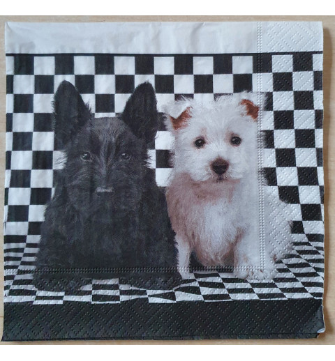 Serviette Hunde