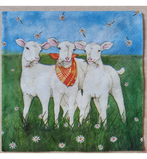 Serviette Lamm