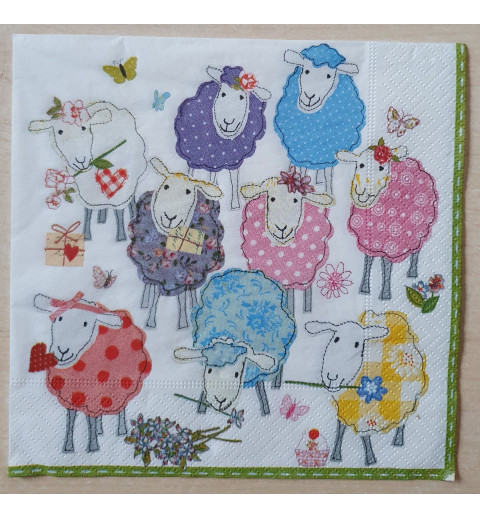 Serviette Lamm