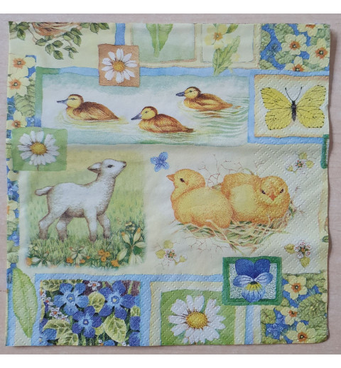 Serviette Ostern