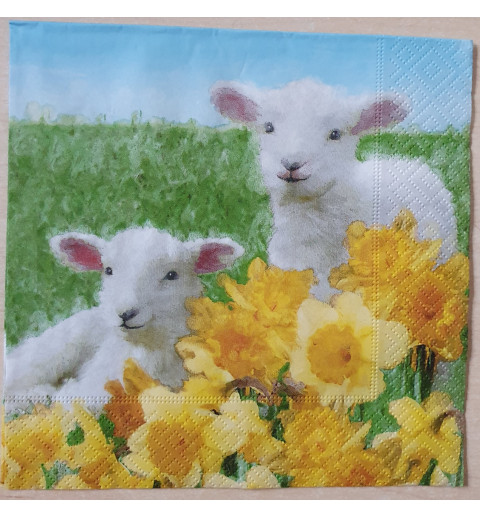 Serviette Lamm