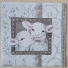 Serviette Lamm taupe
