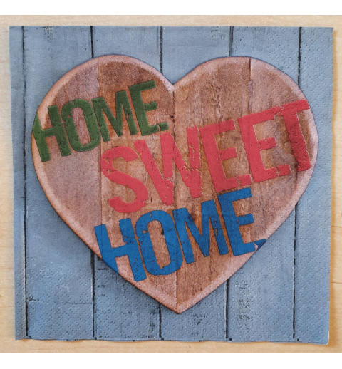 Serviette Home sweet Home