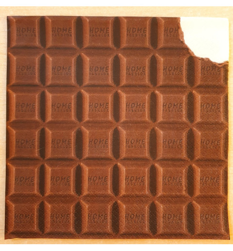 Serviette Schokolade