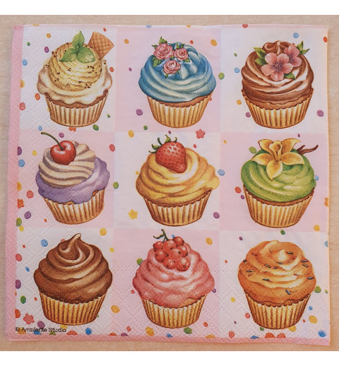 Serviette Cupcakes