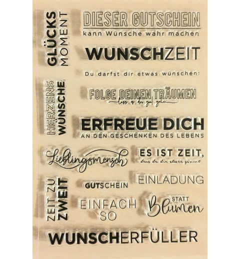 Clear Stamps Sprüche