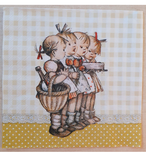 Serviette Mädchen