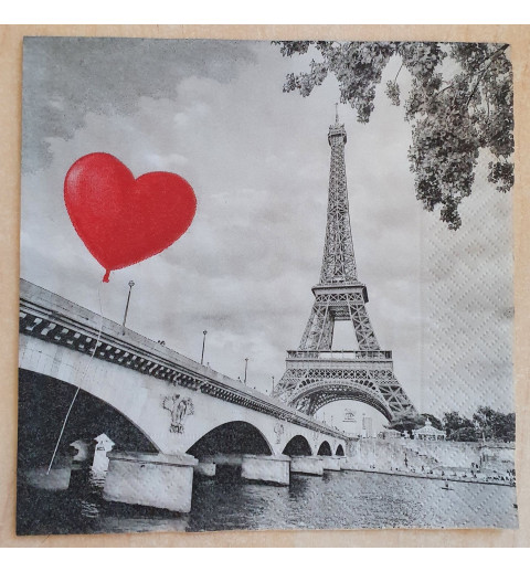 Serviette Eiffelturm
