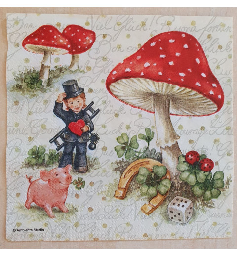 Serviette Pilz
