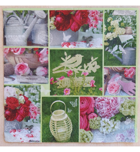 Serviette Rosen