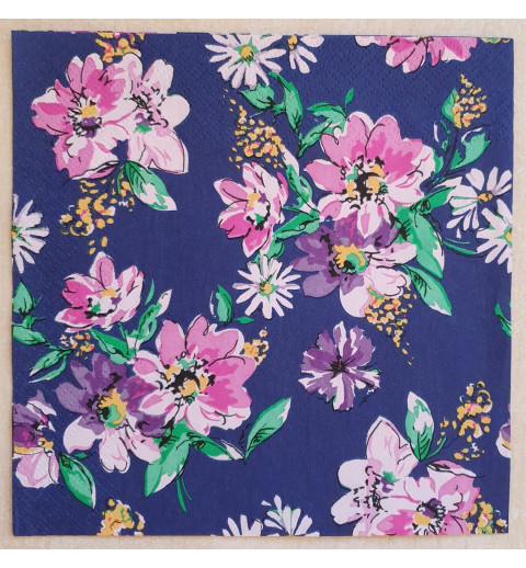 Serviette Blumen