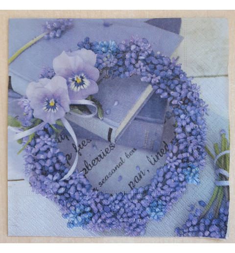 Serviette Blumenkranz