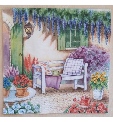 Serviette Lavendel