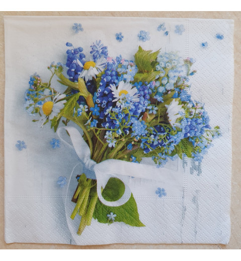 Serviette Blumenstrauss