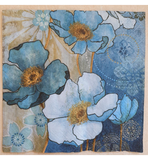 Serviette Mohn