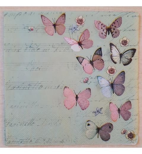 Serviette Schmetterlinge