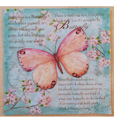 Serviette Schmetterlinge