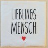 Serviette Lieblingsmensch