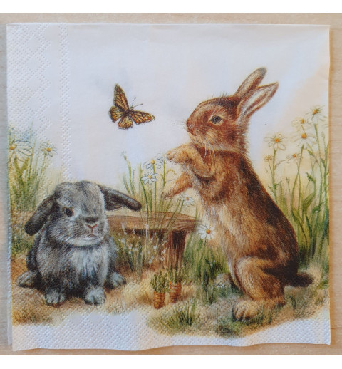 Serviette Kaninchen