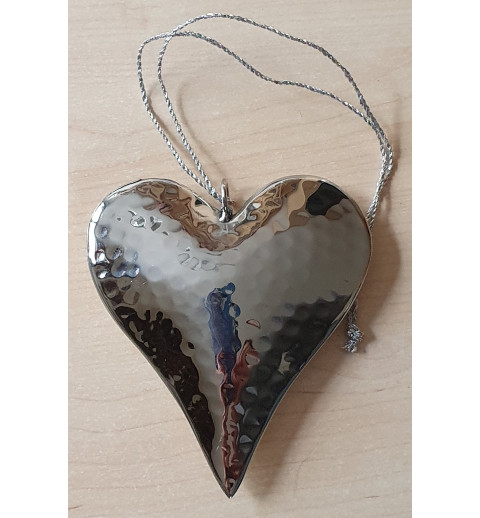 Metall Herz silber