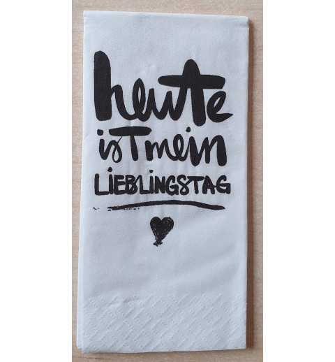 Taschentücher Heute ist mein.....