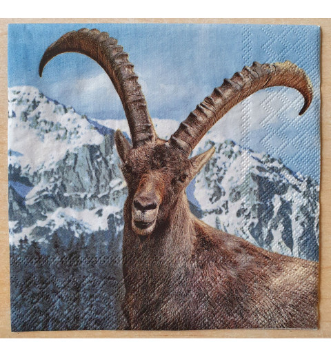 Serviette Steinbock