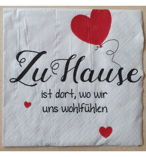 Serviette Zu Hause....