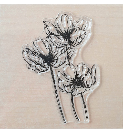 Clear Stamps Mohn