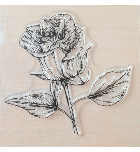 Clear Stamps Rose
