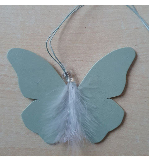 Holz Schmetterling mint