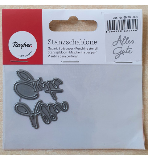 Metall Stanzform Alles Gute