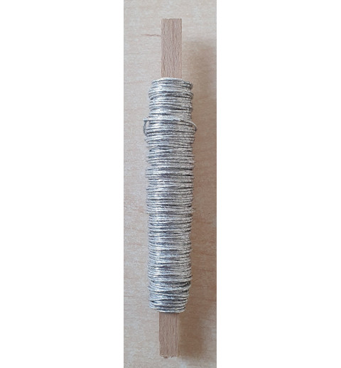 Papierdraht silber