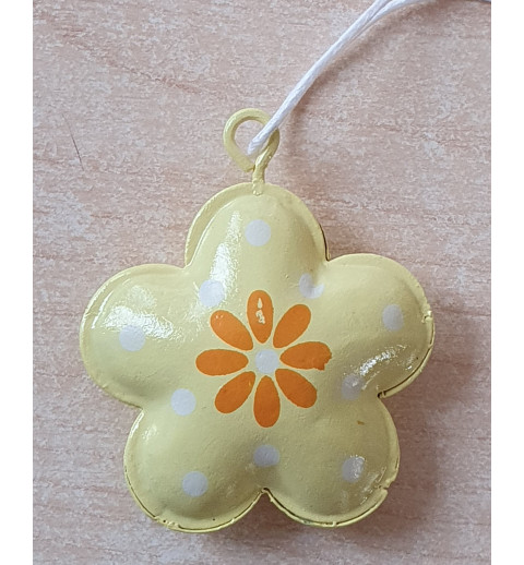 Metall Blume gelb