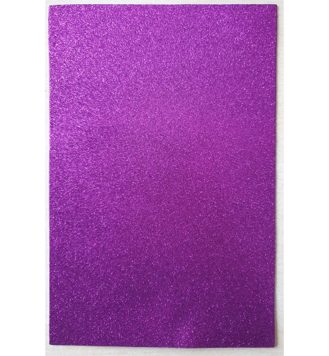 Glitzer Moosgummi violette
