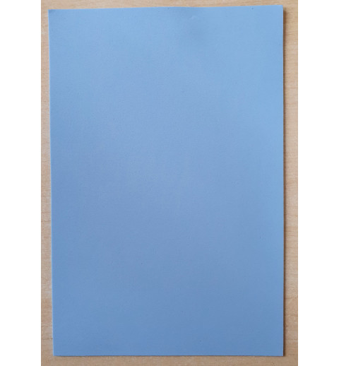 Moosgummi hellblau