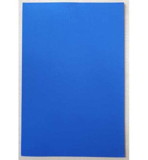 Moosgummi blau
