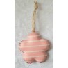 Metall Blume rosa