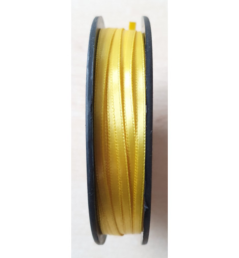 Dekoband Satin gelb