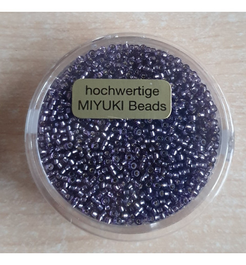 Miyuki Rocailles silverlined violette
