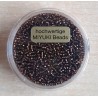 Miyuki Rocailles silverlined smoked topas