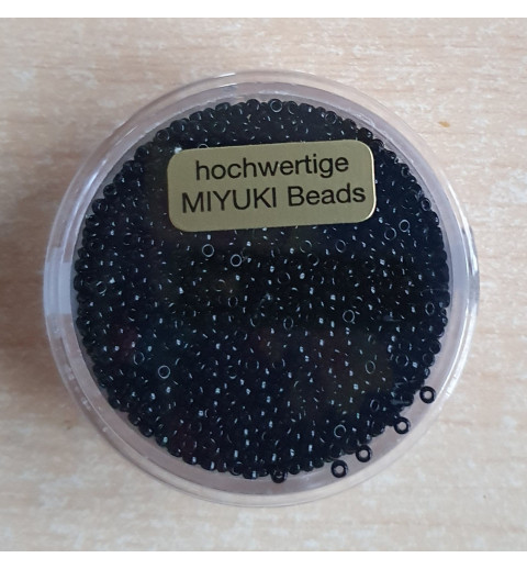Miyuki Rocailles schwarz