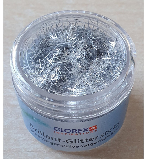 Brillant Glitter Sticks silber