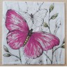Servietten Schmetterling pink