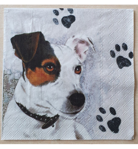 Servietten Jack Russel